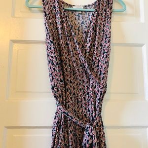 Loft Midi Wrap Dress